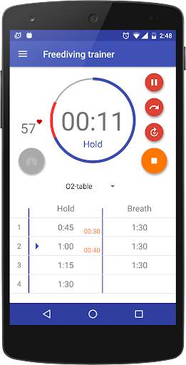 Freediving Apnea Trainer screenshot 1