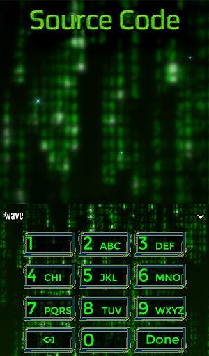Source Code Animated Keyboard   Live Wallpaper screenshot 5