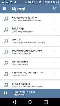 Music player VK screenshot 2