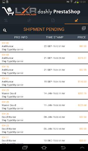 PrestaShop Mobile Dashboard screenshot 20