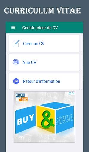 Créer CV screenshot 1
