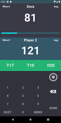 Darts Score Easy scoreboard screenshot 3