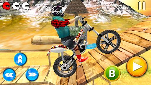 Tricky Bike Racing With Crazy Rider 3D screenshot 3