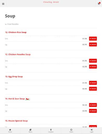China King Arnold Online Ordering screenshot 6