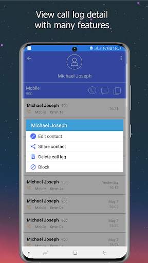Phone Dialer - Contacts and Calls 1 تصوير الشاشة
