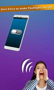 Flashlight on Voice Smart screenshot 5