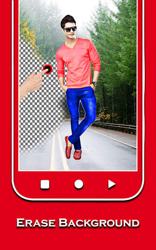 Green hill photo frame editor screenshot 4