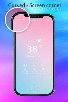 Curved Screen Edge - Rounded Screen Corner 1 تصوير الشاشة