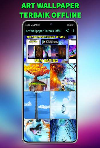 Art Wallpaper Terbaik Offline screenshot 1