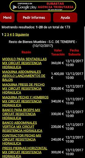 Subastas de la Seguridad Social screenshot 12
