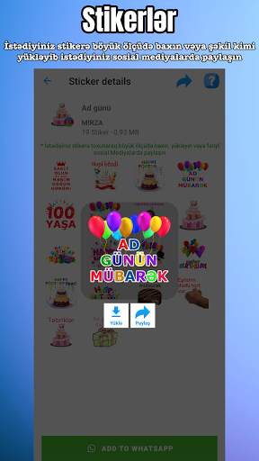 Azerbaijan Stickers screenshot 4