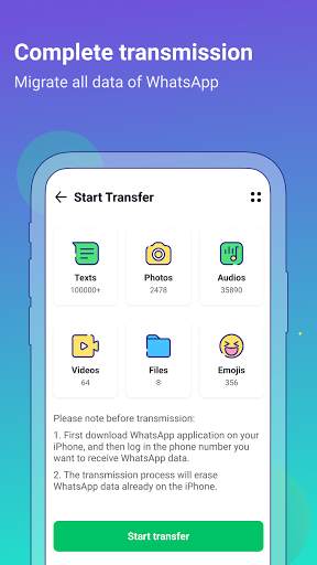 Wutsapper (WhatsApp from Android to iOS) screenshot 3