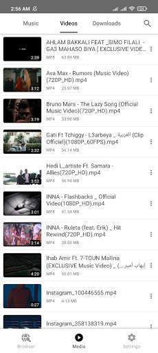 Browser,  Music & Video Player - Video Downloader screenshot 6