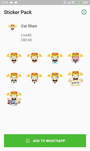 God of Fortune Whatsapp Sticker screenshot 2