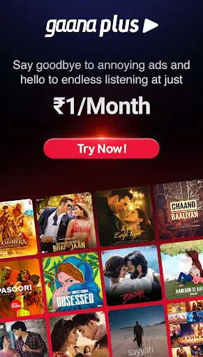 Gaana: Music Player & Podcast screenshot 1