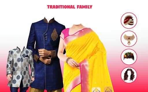 Traditional Family - Family Photo Editor Suits app screenshot 5