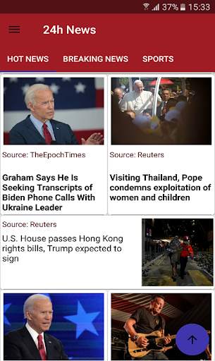 24H News, US News, Breaking News screenshot 1