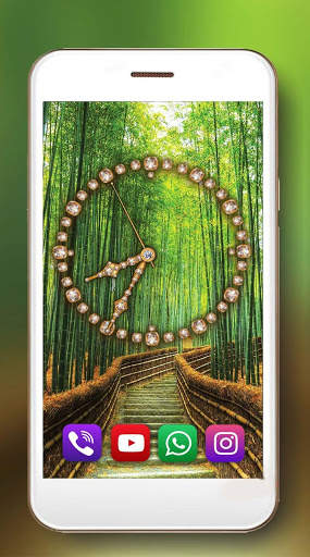 Forest Clock Live Wallpaper screenshot 2