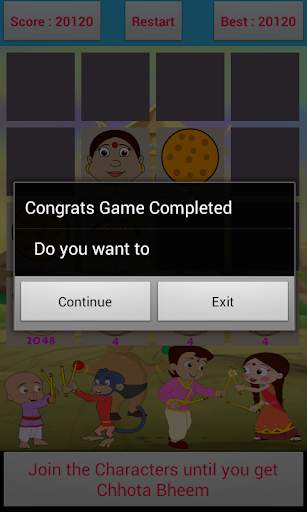 Chhota Bheem 2048 Game screenshot 3