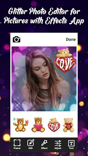 Glitter Photo Frames screenshot 1