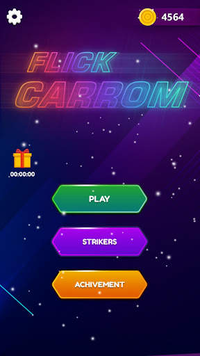 Flick Carrom - Free Carrom Game screenshot 1