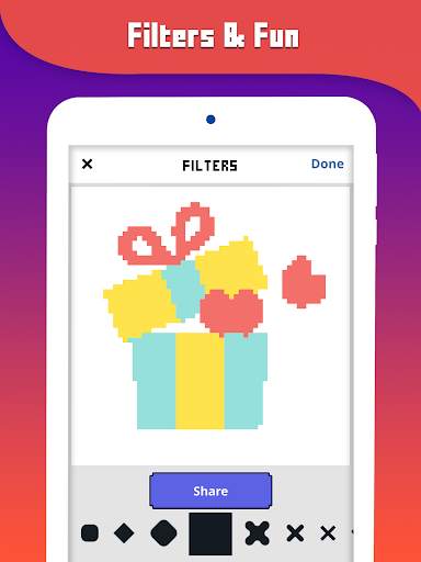 DIY Classic Pixal puzzles: Offline Block Coloring screenshot 11