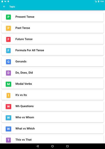 English Grammar App screenshot 16
