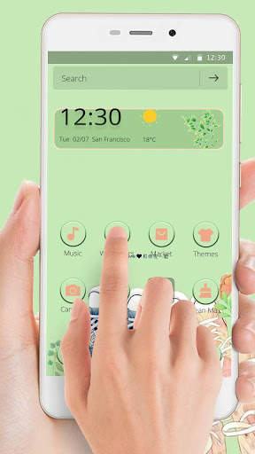 Green Fresh Couple Love Theme👫 screenshot 1