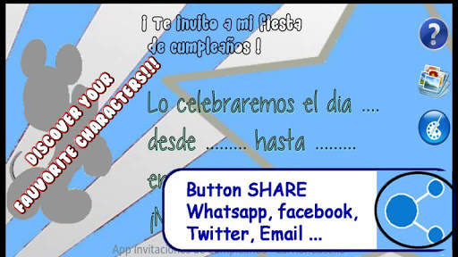 Create birthday invitations screenshot 4