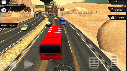 Hill Bus Racing screenshot 1