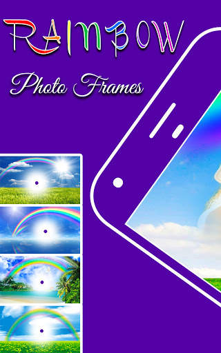 Rainbow photo editor: frames screenshot 1
