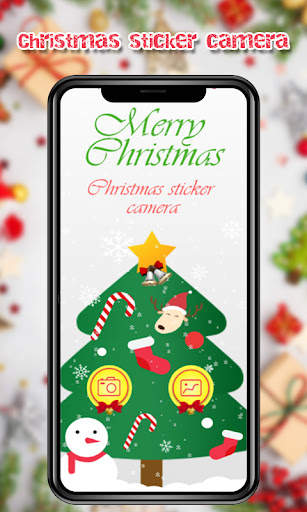 Christmas Sticker Camera App screenshot 1