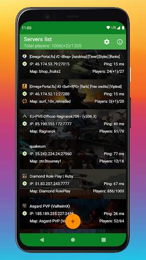 Game Server Control Panel screenshot 1