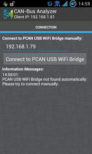 CAN-Bus Analyzer (PCAN USB) screenshot 1