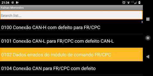 Falhas MB screenshot 3