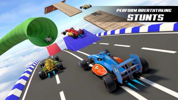 Formula Car Racing: Mega Ramp Car stunts games screenshot 2