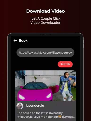 Video Downloader For TikTok स्क्रीनशॉट 2