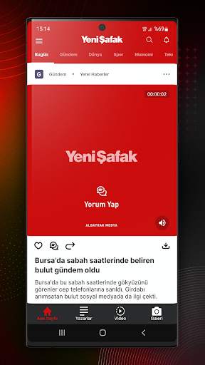 Yeni Şafak - Gazete Haber Spor screenshot 1
