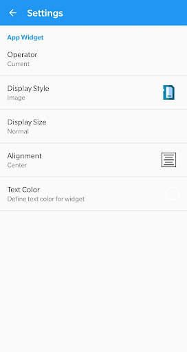 Operator Name Widget screenshot 4