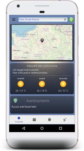 Météo locales & Tempête Carte screenshot 3