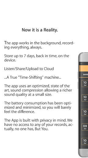 Record Your Life (Beta) - 24/7 Playback your life скриншот 4