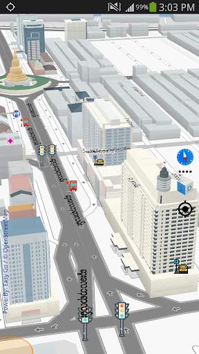 3D Maps & Navigations - EasyGo screenshot 2