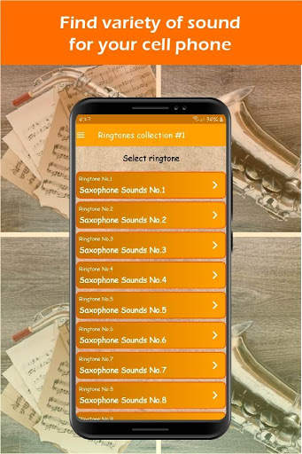 saxophone ringtones, saxophone sounds screenshot 2