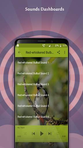 Red-whiskered Bulbul Sounds 5 تصوير الشاشة