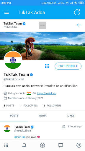 TukTak Adda - Koo App India Social Media Koo App screenshot 5