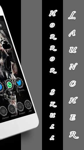 Horror Skull Launcher Theme screenshot 3