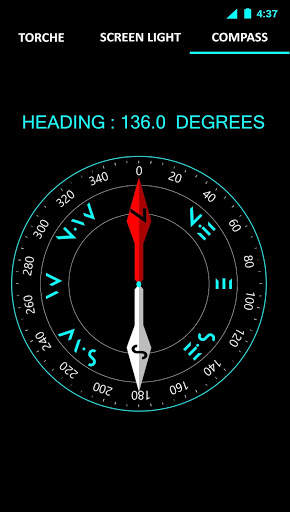 Flashlight -LED Torch COMPASS screenshot 6