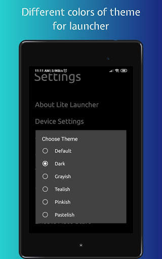 Amoled Launcher -The minimalist launcher 8 تصوير الشاشة