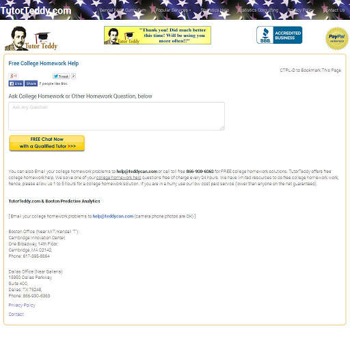 Homework Help for College screenshot 1