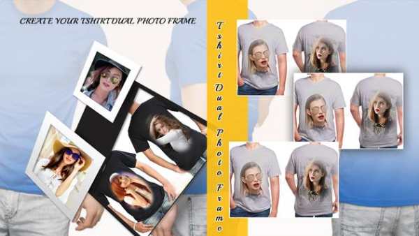 T-Shirt Dual Photo Frame screenshot 1